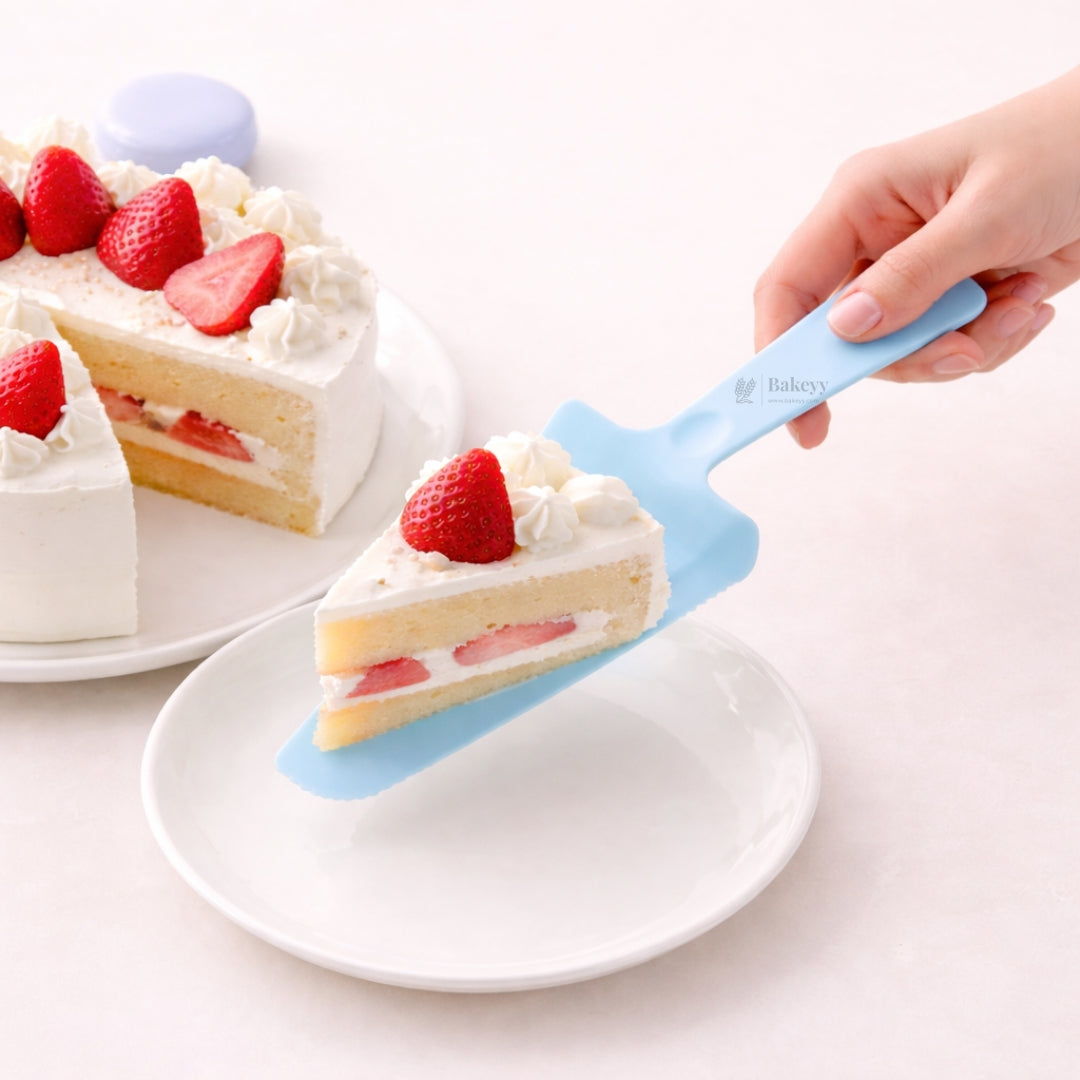 Cake Scraper Spatula Knife | Cutting and Serving | Plastic Cake Lifter & Dessert Server | Pack of 5
