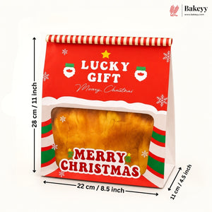 Christmas Print Bread Pouches | Pack of 50