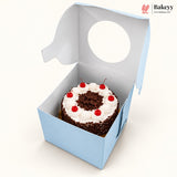 Paper Cupcake Box with Transparent Window | Gift Box for Bakery & Desserts | Pack of 10