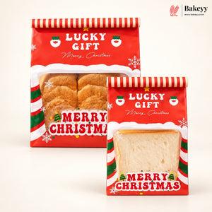 Christmas Print Bread Pouches | Pack of 50