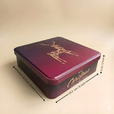 Christmas Plum Cake Tin Box | Square / Rectangle Dream Cake Tin | Pack of 2
