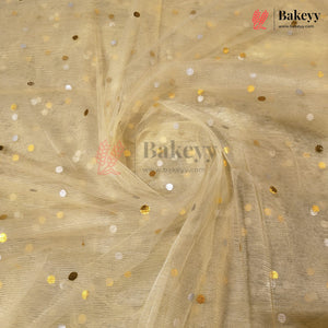 Polka Dot Net Fabric for Gift & Hamper Decoration | 10 & 40 Meter Lengths | Pac