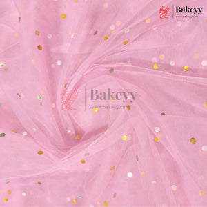 Polka Dot Net Fabric for Gift & Hamper Decoration | 10 & 40 Meter Lengths | Pack o