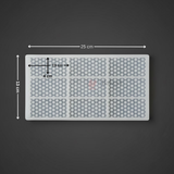 Polka Dot Texture Garnishing Silicone Mould for Cakes & Chocolates  Rectangle Panel Mould  Pack of 1