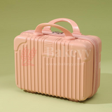 12x6x9 Inch | Portable Makeup Travel Case | Hand Luggage | Bag Organizer | Pastel Pink | 1 Piece