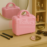 12x6x9 Inch | Portable Makeup Travel Case | Hand Luggage | Bag Organizer | Pastel Pink | 1 Piece
