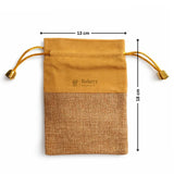 Premium Jute & Velvet Potli Bags with Drawstring | Eco-Friendly Gift Pouches | Multiple Sizes & Colors | Pack of 10 - Bakeyy.com - India - Premium Jute & Velvet Potli Bags with Drawstring | Eco-Friendly Gift Pouches | Multiple Sizes & Colors | Pack of 10 - Gold / 13x18 cm 220.00