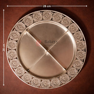 Premium4-PartitionDecorativeDryFruitServingTraySilverFinishPackof1_3 - Bakeyy.com