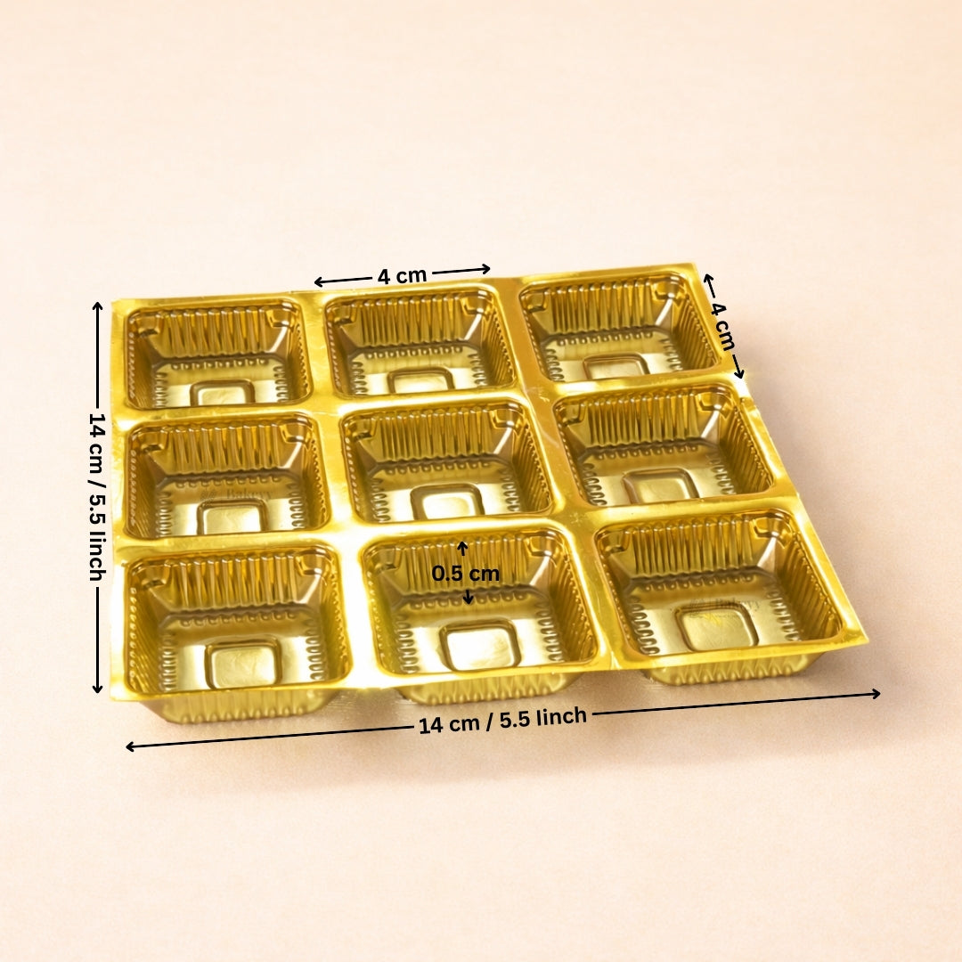 Premium Chocolate & Dry Fruit Hamper Gift Box with Glass Jars | Modern Geometric Design with Gold Embossed Lid | Pack of 1