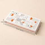 Premium Chocolate & Dry Fruit Hamper Gift Box with Glass Jars | Modern Geometric Design with Gold Embossed Lid | Pack of 1