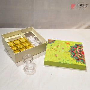 Premium Festive Gift Hamper Box with Chocolate Cavity & Jar | Pack of 1