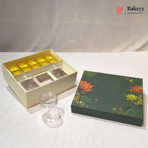 Premium Festive Gift Hamper Box with Chocolate Cavity & Jar | Pack of 1