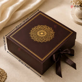 PremiumGiftHamperBoxwithSatinRibbon_EmbossedGoldFoilDesign_17 - Bakeyy.com IN
