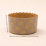 Premium Paper Bake N Serve Cups | Printed Disposable Baking Moulds | Pack of