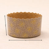 Premium Paper Bake N Serve Cups | Printed Disposable Baking Moulds | Pack of