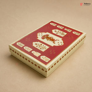 Premium Printed Dry Fruit & Sweets Gift Box | 2 Capacities | Pack of 1