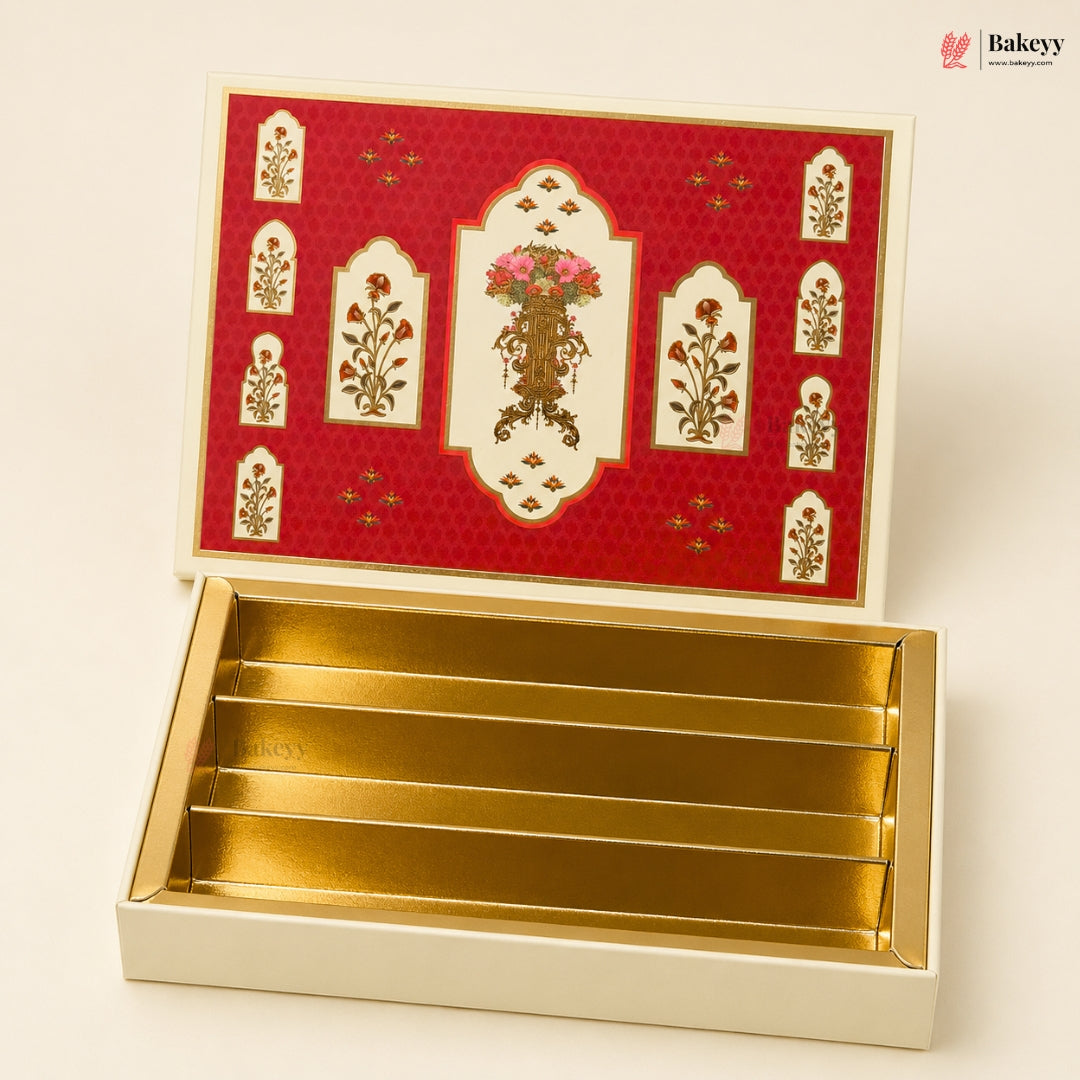 Premium Printed Dry Fruit & Sweets Gift Box | 2 Capacities | Pack of 1
