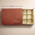 PremiumRigidSlidingChocolateBoxwithGoldTray_5 - Bakeyy.com