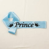 Premium Satin Prince Party Sash with Crown Design for Celebrations | Pack of 1