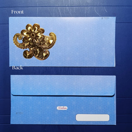 Royal Heritage Gold-Foil Shagun Envelopes | Premium Cash & Gift Envelopes | Multiple Elegant Designs | Pack of 25