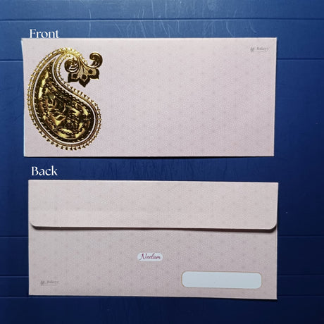 Royal Heritage Gold-Foil Shagun Envelopes | Premium Cash & Gift Envelopes | Multiple Elegant Designs | Pack of 25