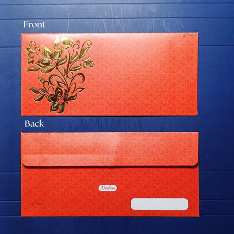 Royal Heritage Gold-Foil Shagun Envelopes | Premium Cash & Gift Envelopes | Multiple Elegant Designs | Pack of 25