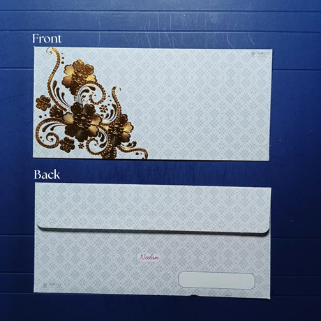 Royal Heritage Gold-Foil Shagun Envelopes | Premium Cash & Gift Envelopes | Multiple Elegant Designs | Pack of 25