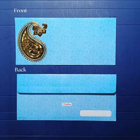 Royal Heritage Gold-Foil Shagun Envelopes | Premium Cash & Gift Envelopes | Multiple Elegant Designs | Pack of 25