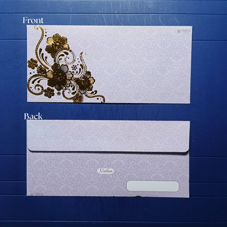 Royal Heritage Gold-Foil Shagun Envelopes | Premium Cash & Gift Envelopes | Multiple Elegant Designs | Pack of 25