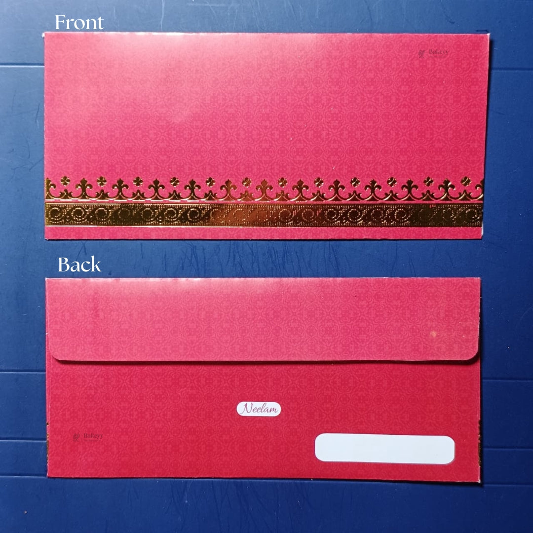 Premium Shagun Money Envelopes with Gold Foil Detailing | Festive Gift Envelopes | Multiple Designs Available | Pack of 25