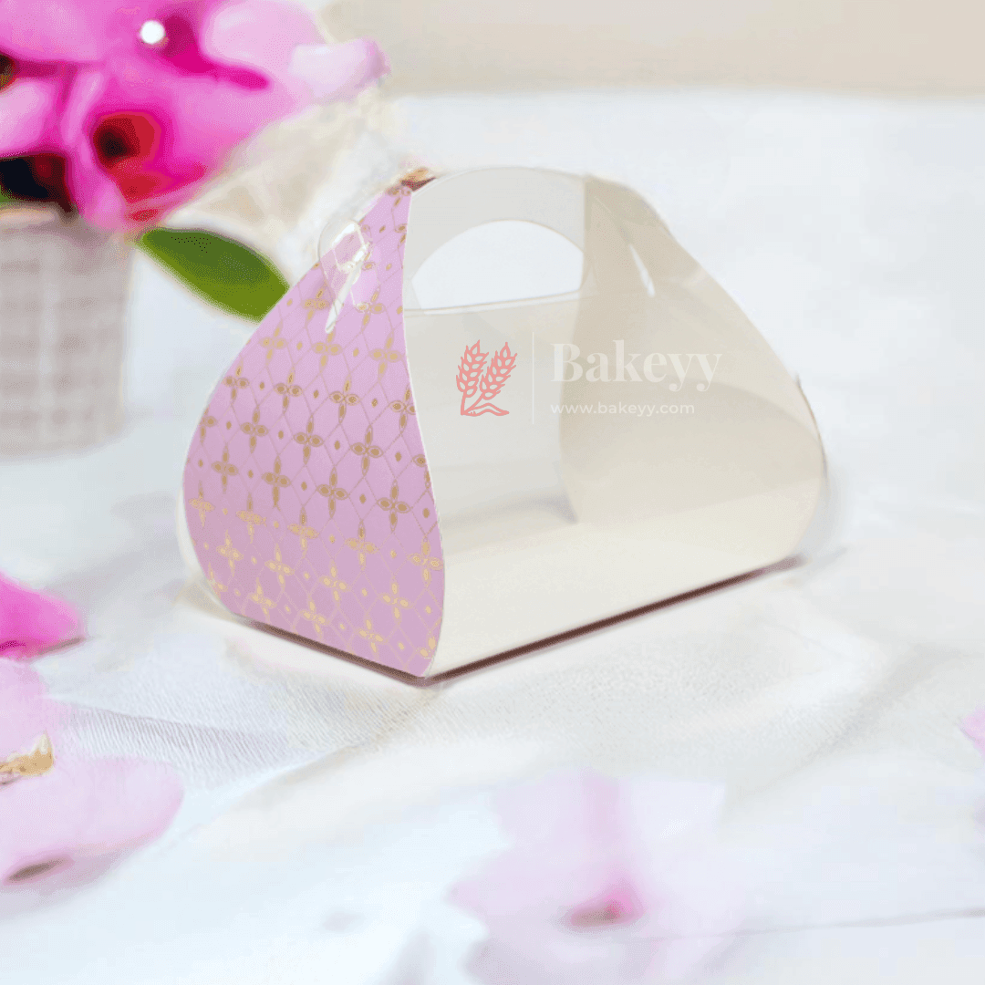 Premium Bakery Box with Handle || Elegant Design for Gifting and Packaging || Pack of 10 || - Bakeyy.com - India - Premium Bakery Box with Handle || Elegant Design for Gifting and Packaging || Pack of 10 || - Purple