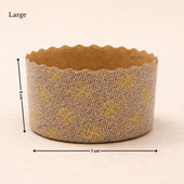 Premium Paper Bake N Serve Mould | Floral Printed Disposable Baking Moulds | Pack of 50