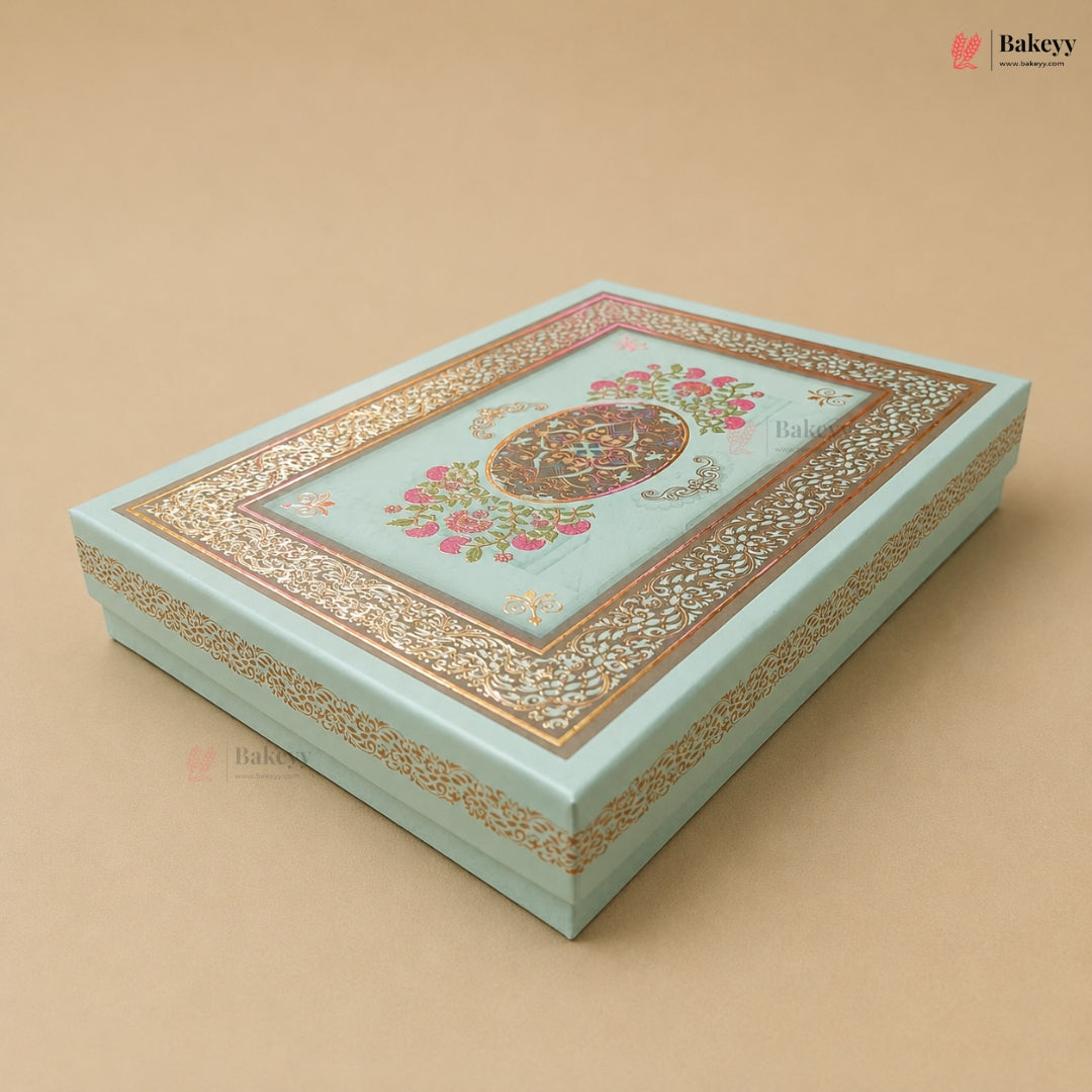 Premium Printed Dry Fruit & Sweets Gift Box | 2 Capacities