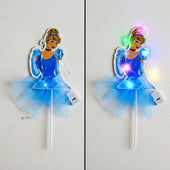PrincessLEDCakeTopperwithNetFabricSkirtMultipleDesignsPackof1_3 - Bakeyy.com