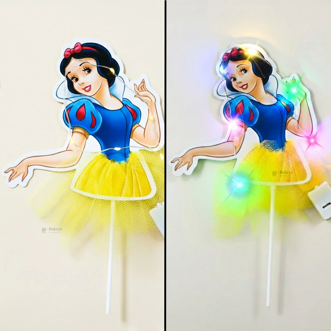 PrincessLEDCakeTopperwithNetFabricSkirtMultipleDesignsPackof1_4 - Bakeyy.com