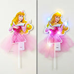 PrincessLEDCakeTopperwithNetFabricSkirtMultipleDesignsPackof1_5 - Bakeyy.com