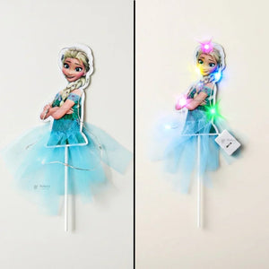 PrincessLEDCakeTopperwithNetFabricSkirtMultipleDesignsPackof1_7 - Bakeyy.com