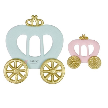 Princess Carriage Fondant & Cookie Cutter Set | 3 Piece | Pack of 14