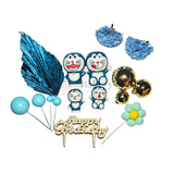 Ready-to-use cake decoration combo
• Lightweight and easy to insert into cakes
• Strong sticks for stable placement
• Eye-catching metallic and pastel accents
• Suitable for various cake sizes