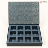 Printed Chocolate Box with Cavity Insert  | 2 Designs | Pack of 1