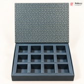Printed Chocolate Box with Cavity Insert  | 2 Designs | Pack of 1