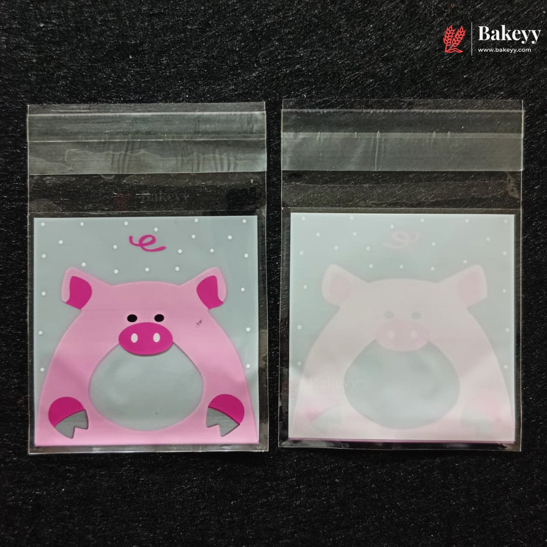 Printed Cookie Pouch with Self-Seal Flap | 3 Designs | Multiple Colours | Pack of 100