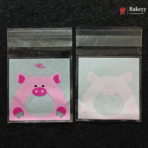 Printed Cookie Pouch with Self-Seal Flap | 3 Designs | Multiple Colours | Pack of 100