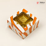 Printed Chocolate Cavity Box with Transparent Window | Pack of 25