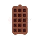 15-Cavity | Pyramid Shape Silicone Chocolate Mould | Non-Stick Baking & Candy Making Tray | 1 Piece