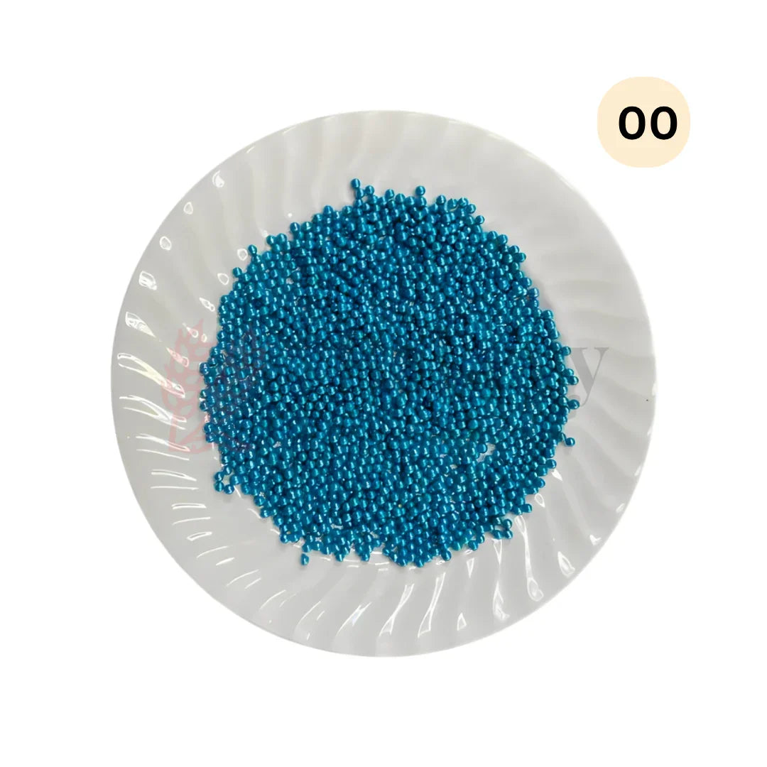 00 | Blue Edible Sprinkle Balls | Sprinkle for Cake, Cupcake, Brownies Decoration