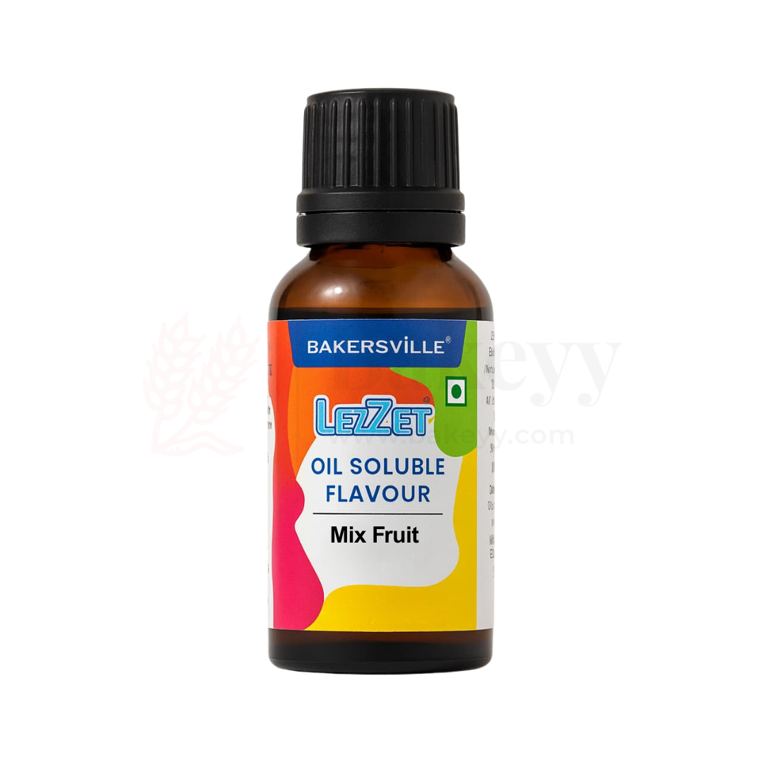 LEZZET Mix Fruit Oil Soluble Flavour – 30ml