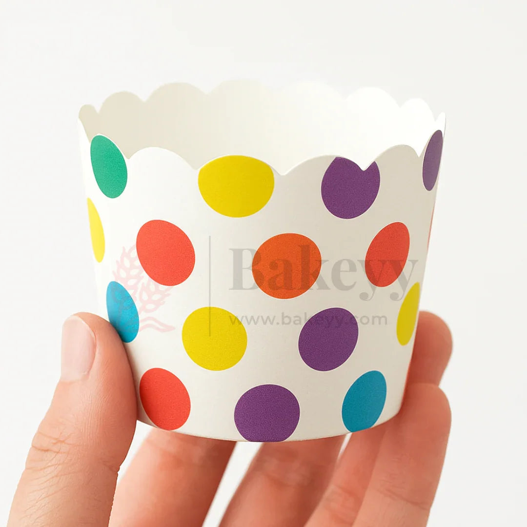 6cm | Polka Dot Muffin Cup | Pack of 50