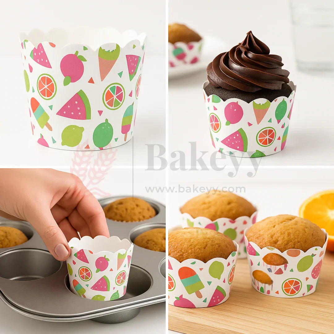 6cm | Printed Muffin Cup | Pack of 50