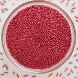Metallic Red Vermicelli Sprinkles
